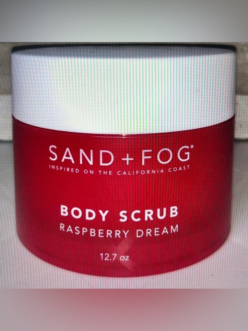 Sand + Fog Raspberry Dream Body Scrub - Red